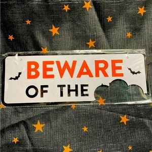 Halloween Metal Sign
